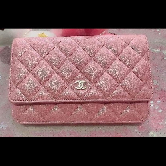 chanel iridescent pink